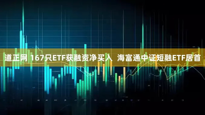 道正网 167只ETF获融资净买入  海富通中证短融ETF居首